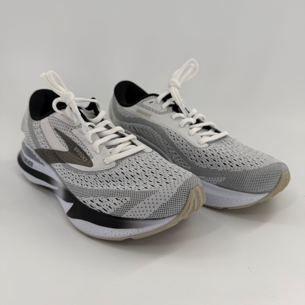 Brooks Adrenaline GTS Mens Running Shoes Grey White Black Sneakers